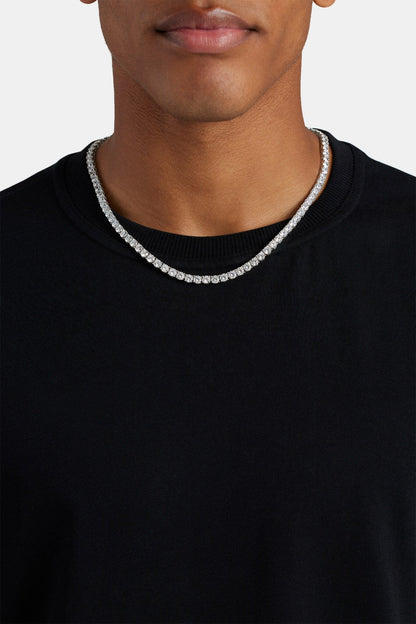 Tennis Chain - 5mm - White - Kick Game