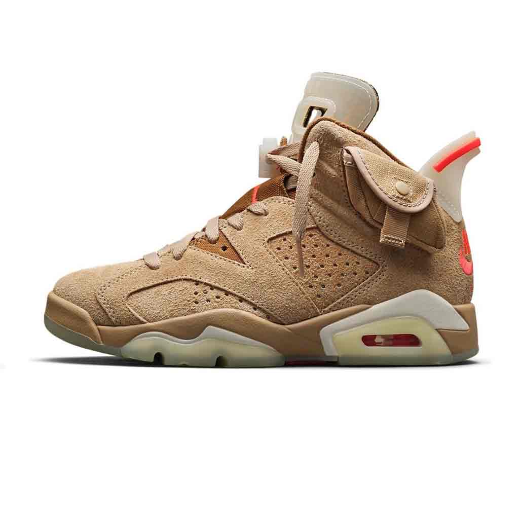 Air Jordan 6 Retro Travis Scott British Khaki - Kick Game