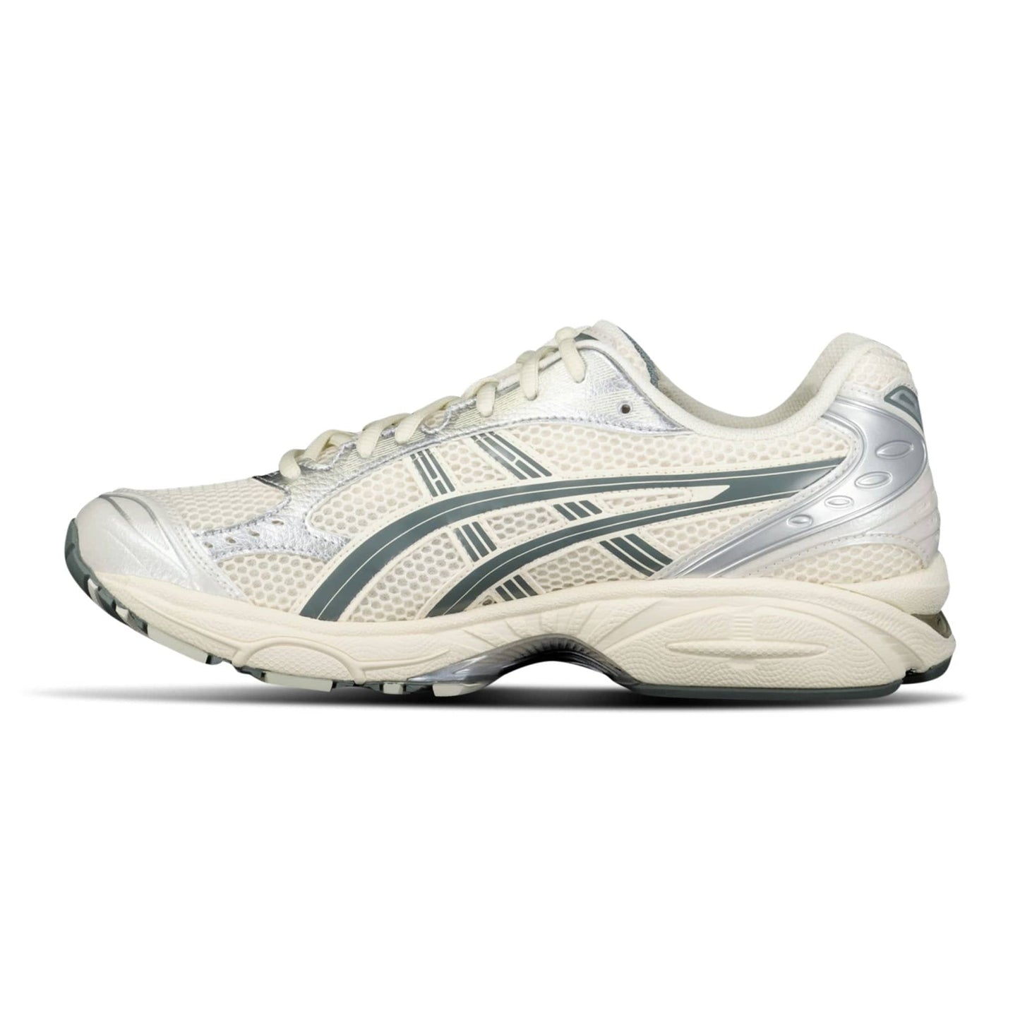 Asics GEL KAYANO 14 Trainers Birch, Silver & Green - Kick Game
