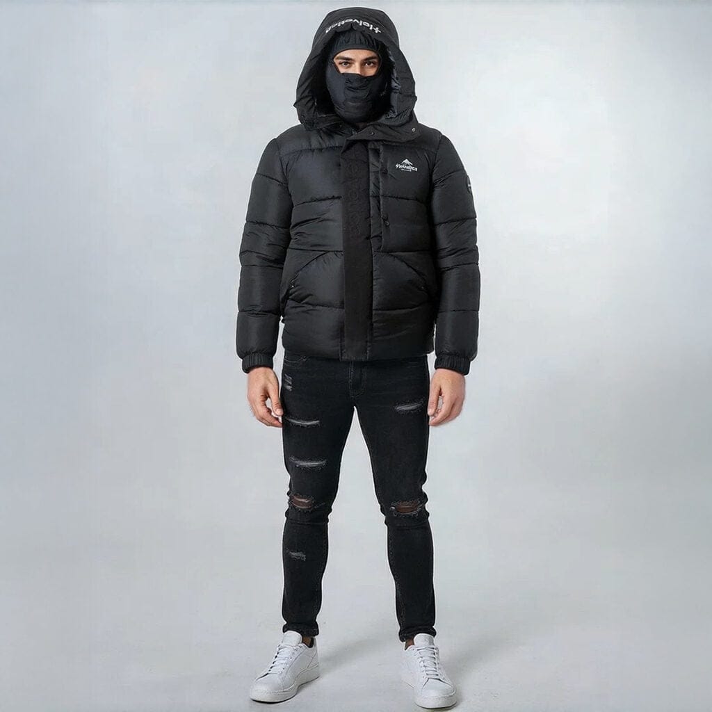 Helvetica Mountain Pioneers Barnes Hooded Parka Jacket - Kick Game