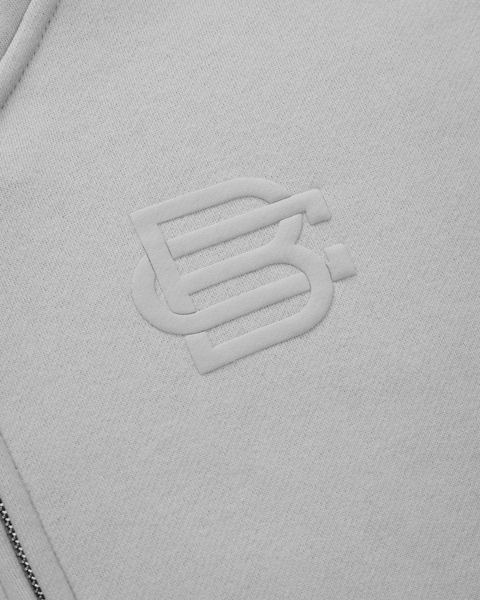Bénir Club Match Day Zip Hoodie - Flat Grey - Kick Game
