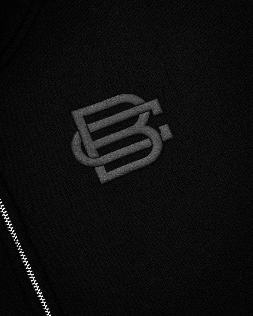 Bénir Club Match Day Zip Hoodie - Matte Black - Kick Game