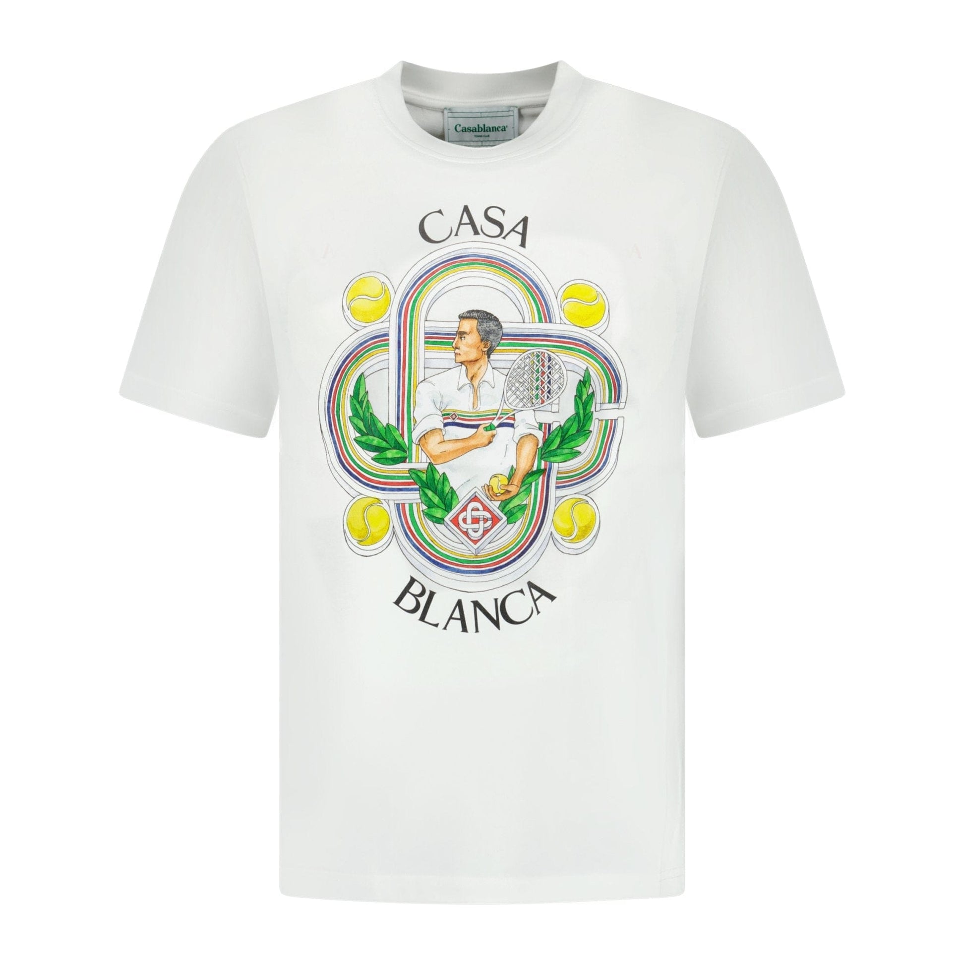 Casablanca 'Le Joueur' T-Shirt White - Kick Game