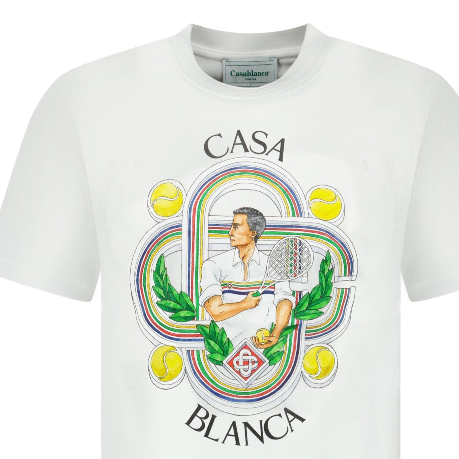 Casablanca 'Le Joueur' T-Shirt White - Kick Game