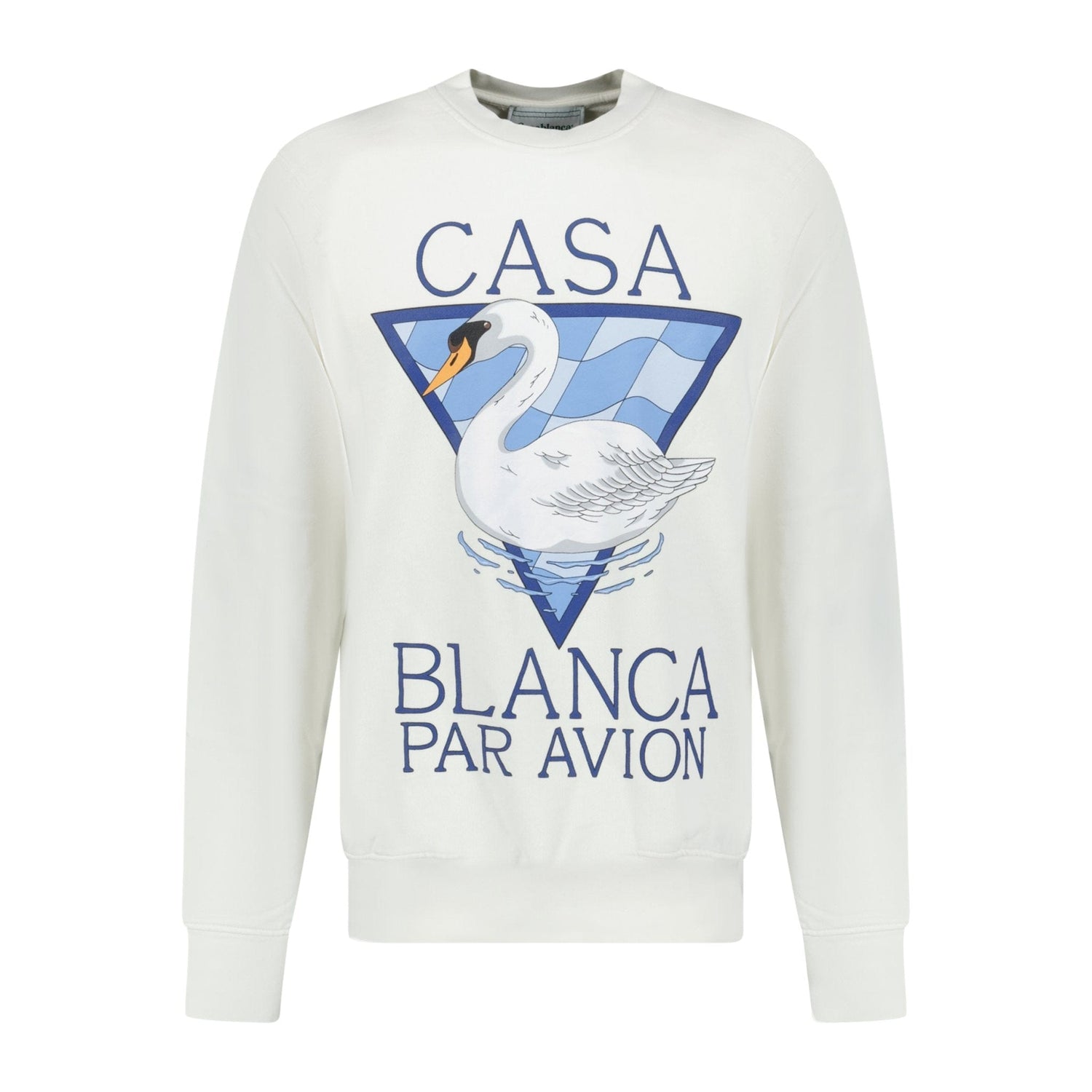 Casablanca Par Avion Screen Printed Sweatshirt White - Kick Game