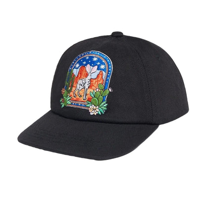 Casablanca Patch Cap L'Arche Du Desert Nuit Black - Kick Game