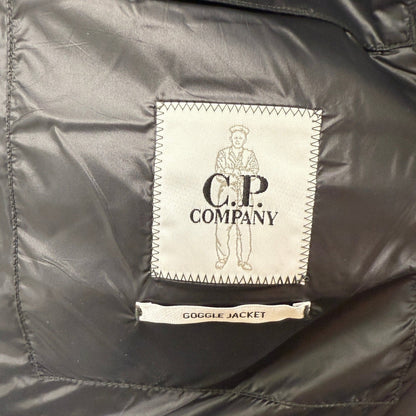 CP Company D.D. Padded Goggle Down Jacket Black - Kick Game