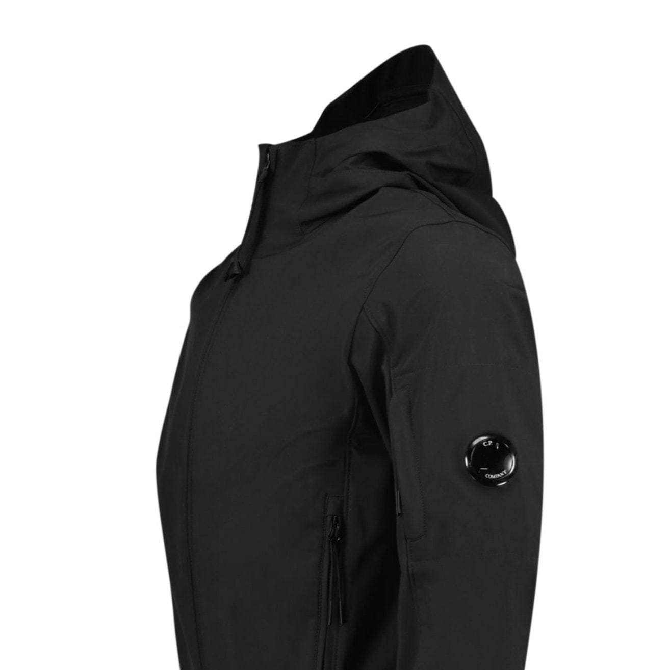 CP Company Softshell Arm Lens Jacket Black - Kick Game