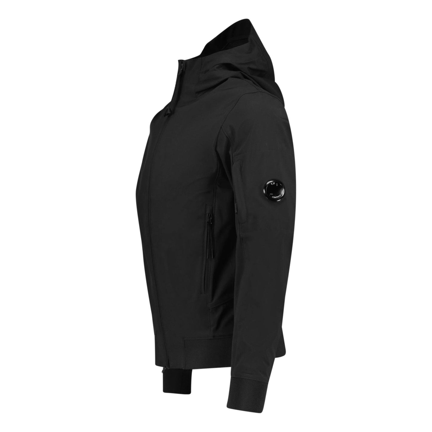 CP Company Softshell Arm Lens Jacket Black - Kick Game