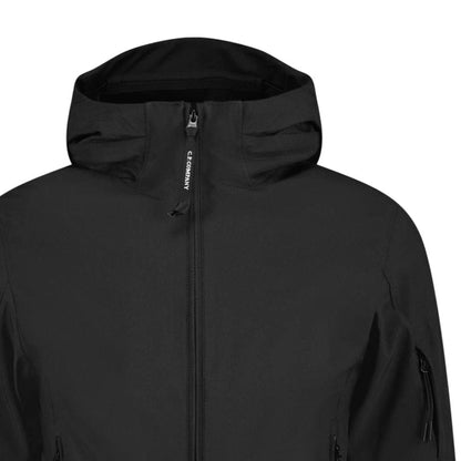 CP Company Softshell Arm Lens Jacket Black - Kick Game