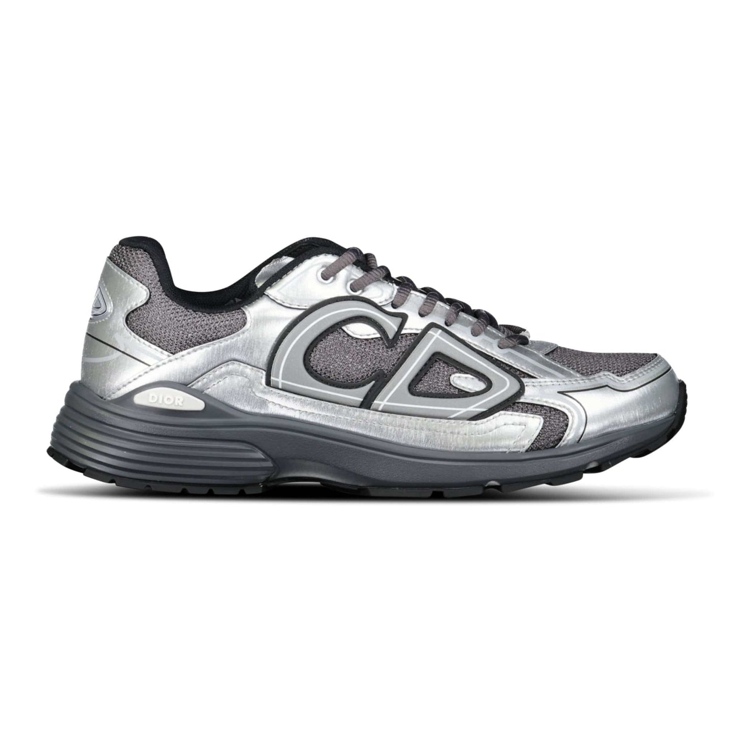 Dior B30 Countdown Sneakers in Deep Grey/Silvertone Metallic - Kick Game