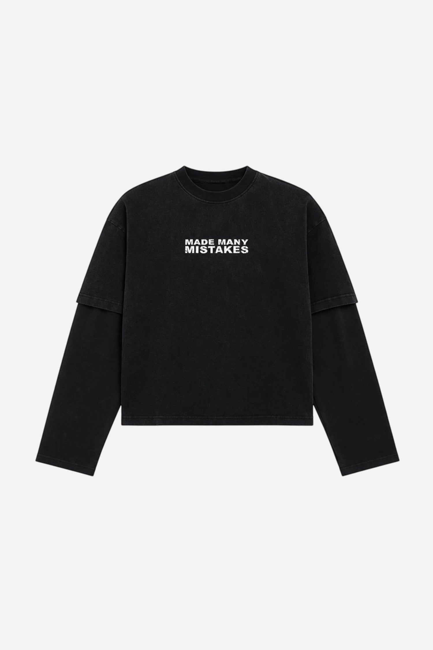 Made Many Mistakes T-Shirt - Black - Kick Game