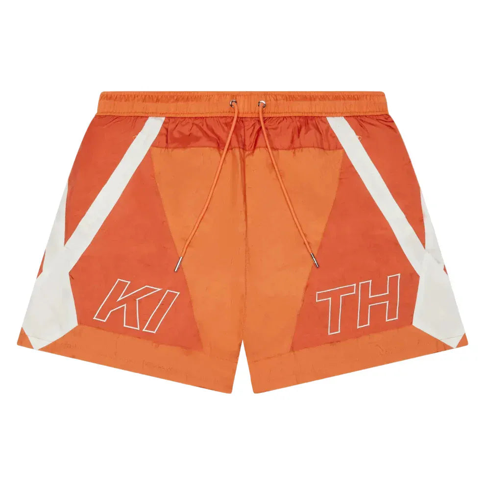 Kith Nylon Turbo Shorts Clementine - Kick Game