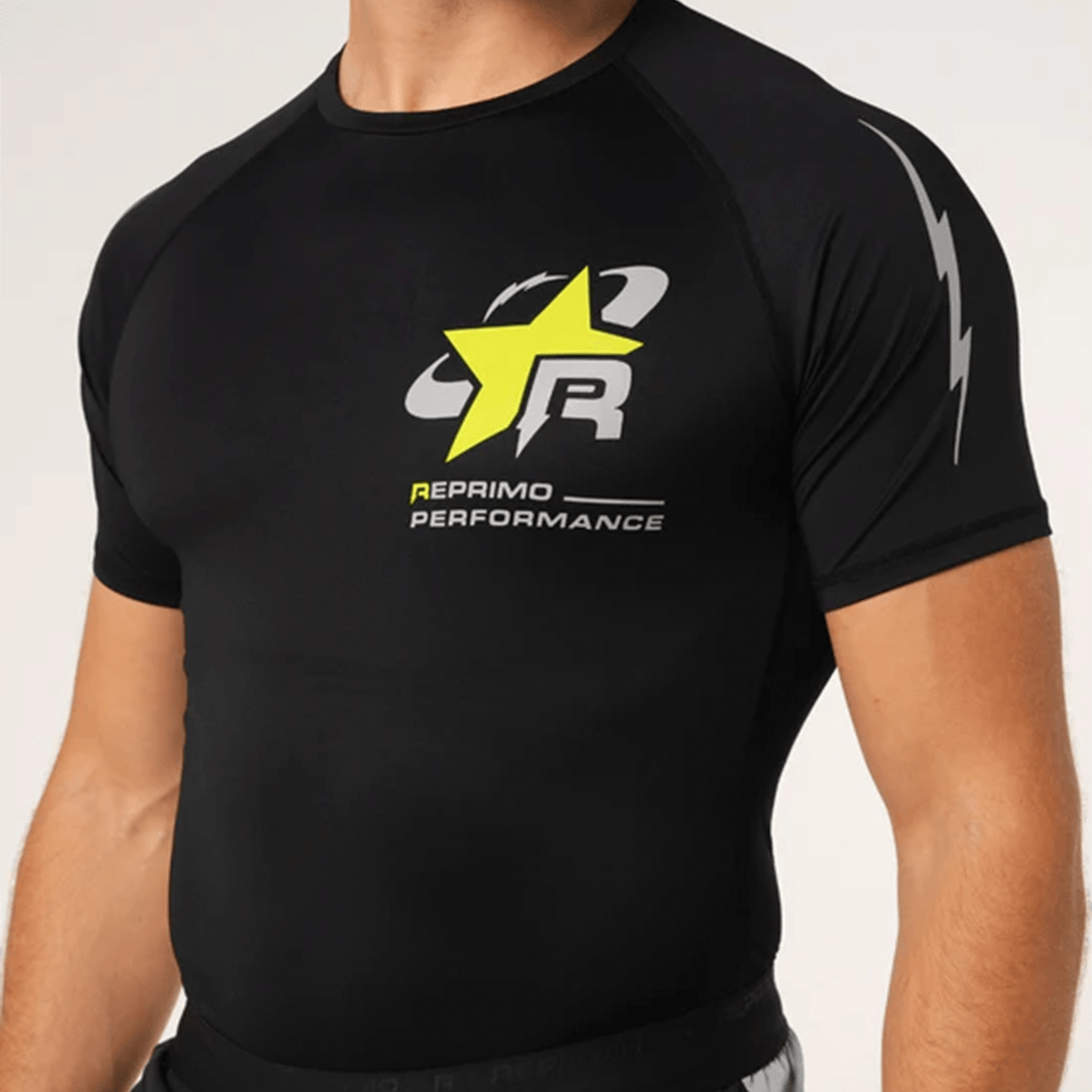 Reprimo RP Base Layer Tee 'Black Neon' - Kick Game