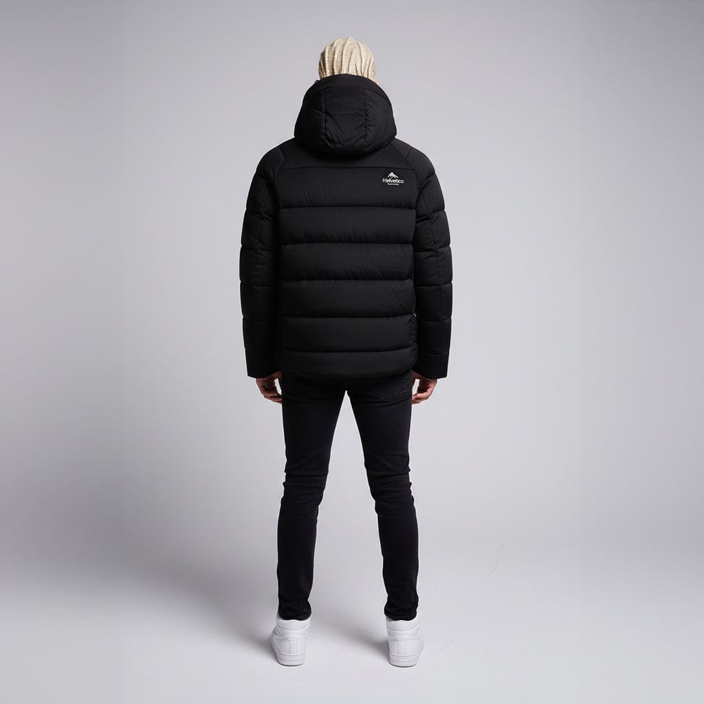 Helvetica Mountain Pioneers Sniper Hooded Down Jacket - Kick Game