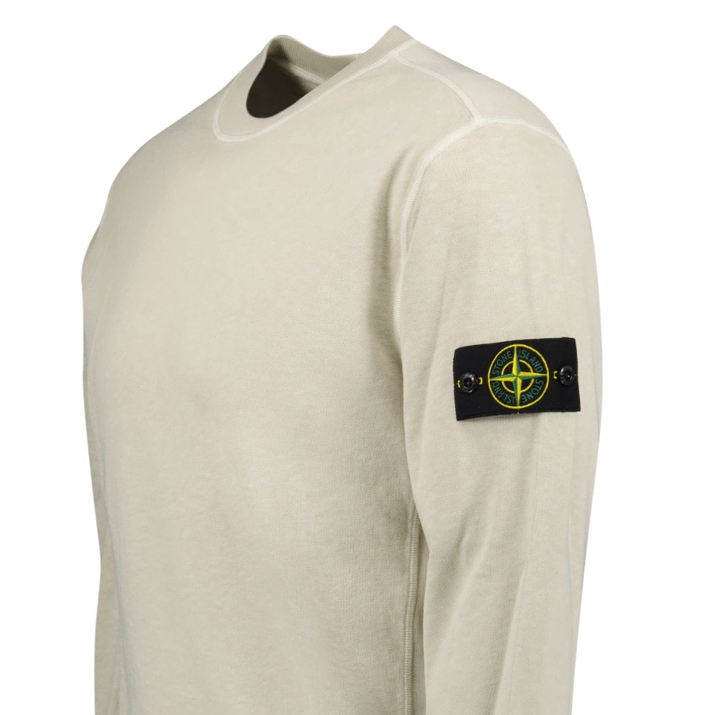 Stone Island Old Effect Crewneck Sweatshirt Beige - Kick Game