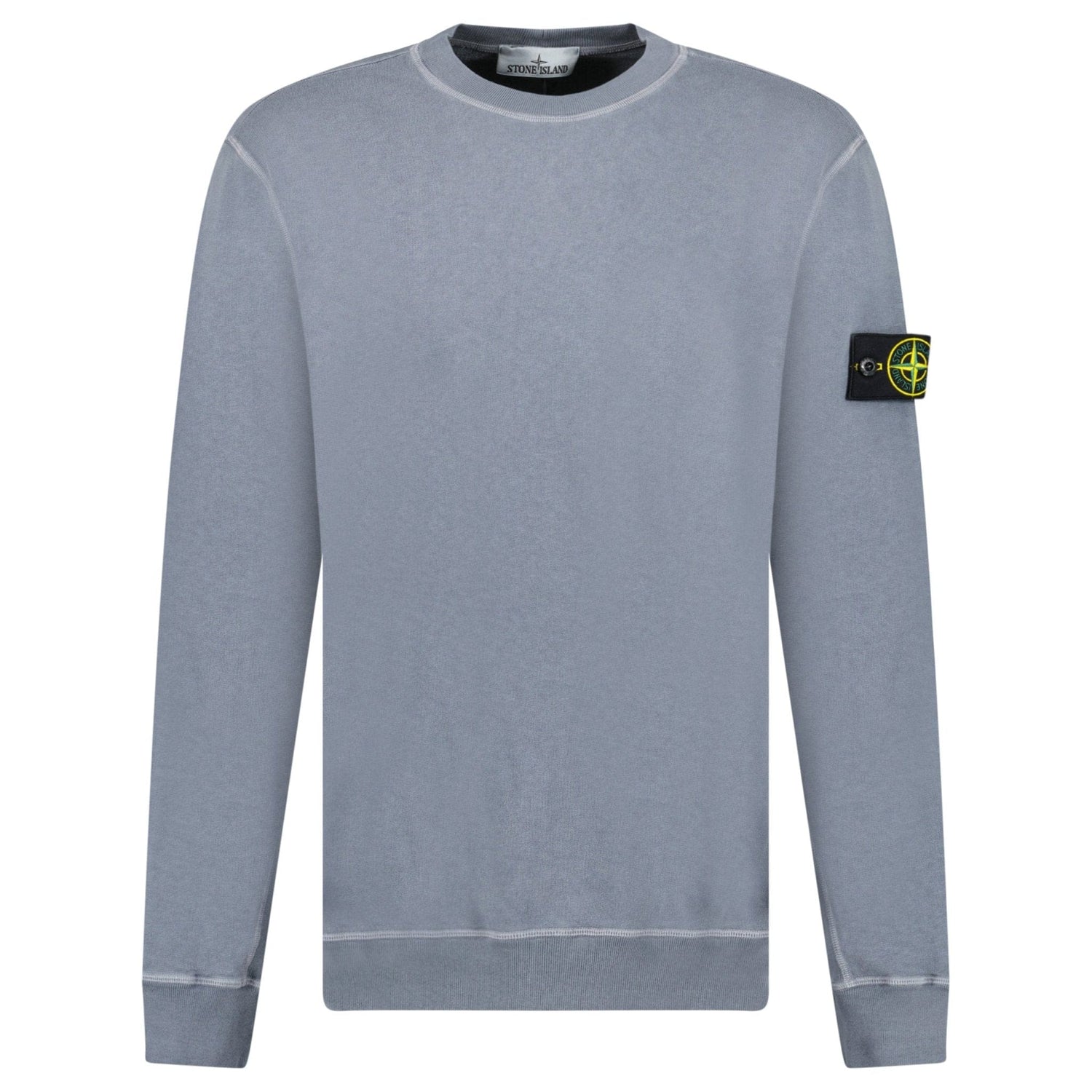 Stone Island Old Effect Crewneck Sweatshirt Dark Blue - Kick Game