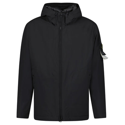 Stone Island Soft Shell-R Primaloft Insulation Technology Jacket in Black - Kick Game