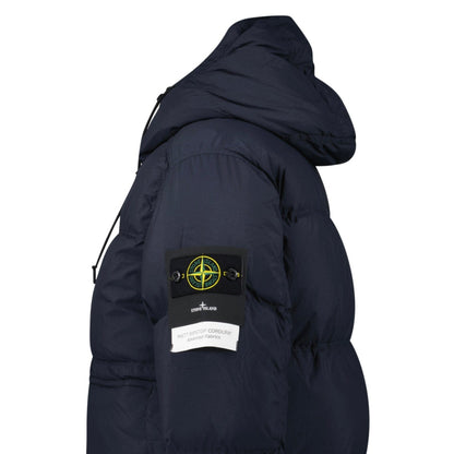 Stone Island Down Matte Ripstop Cordura® Advanced Fabric Parka in Navy - Kick Game
