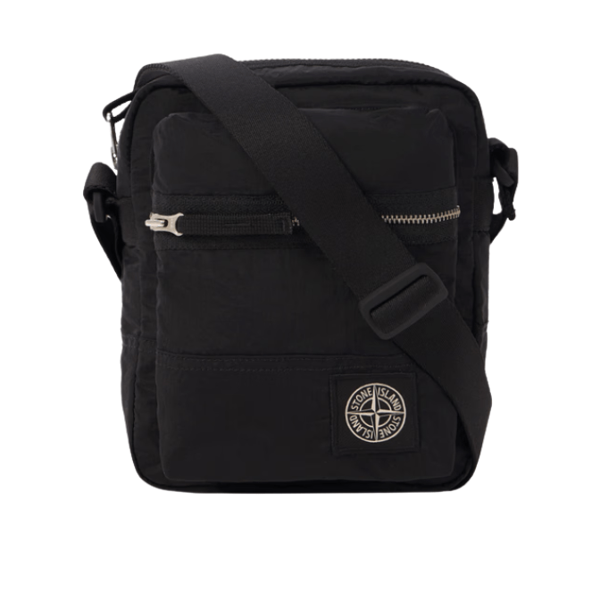 Stone Island Nylon Metal Pouch Bag in Black - Kick Game