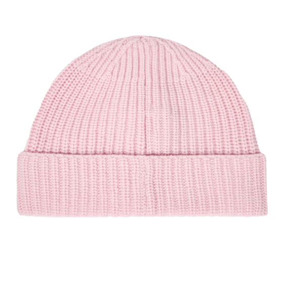 Stone Island Pink Beanie with Compass Patch - Kick Game