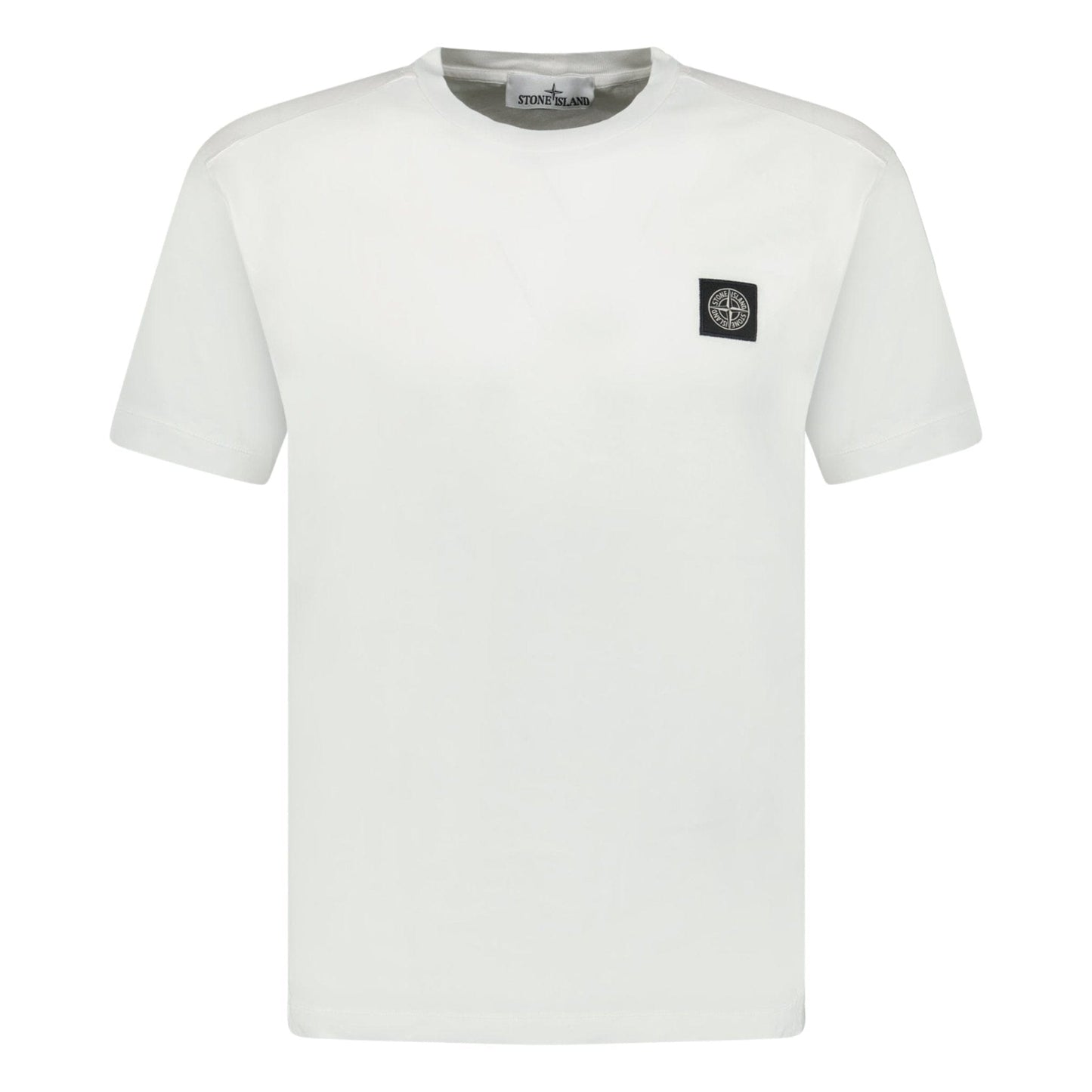 Stone Island Slim-Fit Short-Sleeve T-Shirt With Compass Patch White - Kick Game