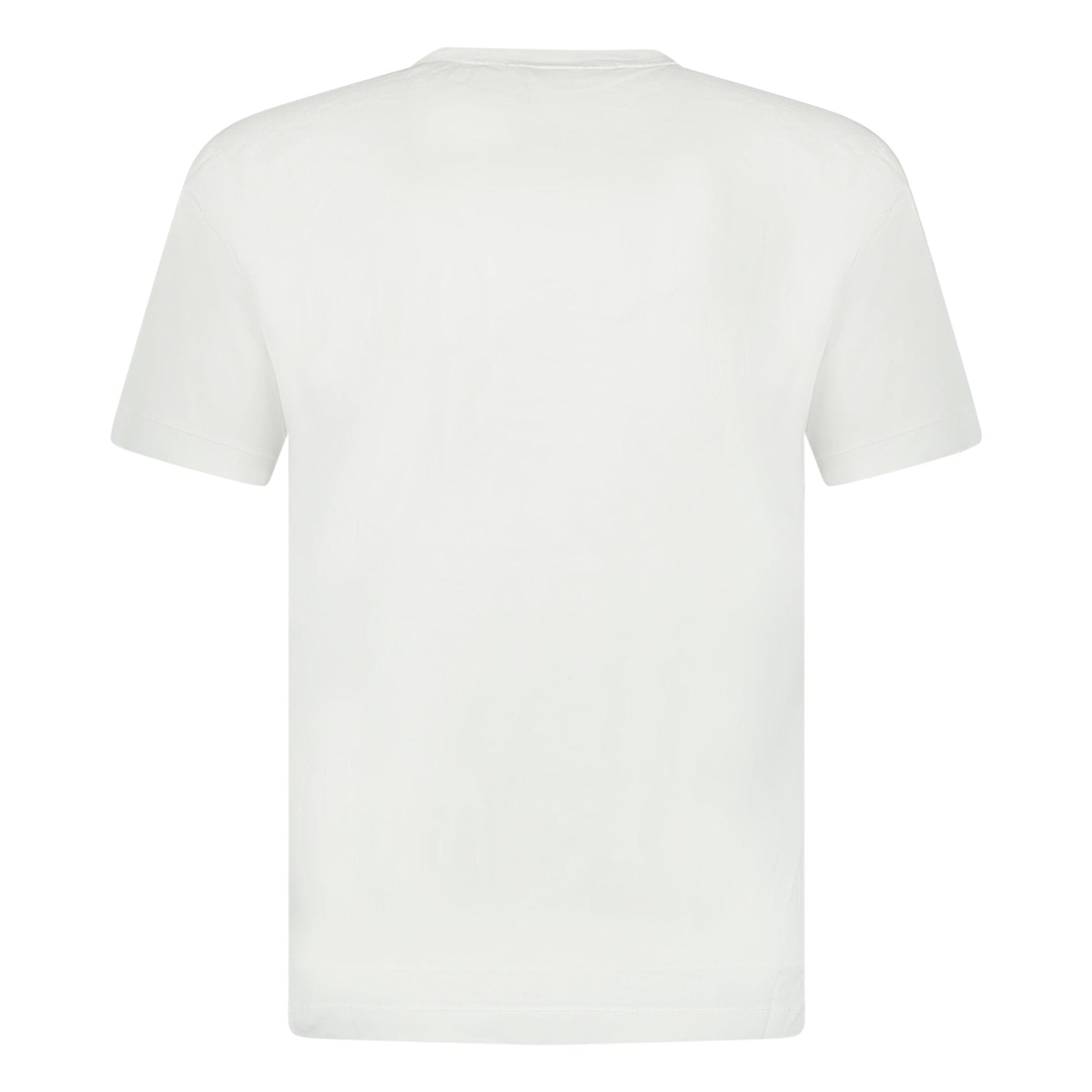 Stone Island Slim-Fit Short-Sleeve T-Shirt With Compass Patch White - Kick Game