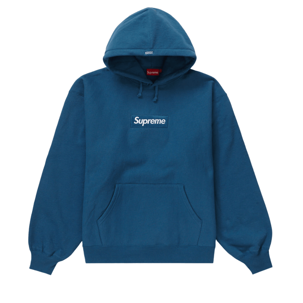 Supreme Box Logo Hoodie FW23 'Blue' — Kick Game Supreme Box Logo Hoodie FW23 'Blue' — Kick Game