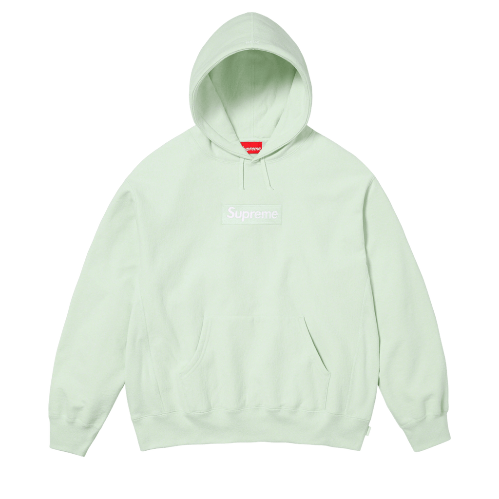 Supreme Box Logo cropped hoodie FW23 'Light Green' - UrlfreezeShops