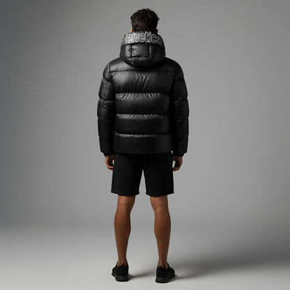 Helvetica Mountain Pioneers Summit Hooded Down Jacket - Kick Game