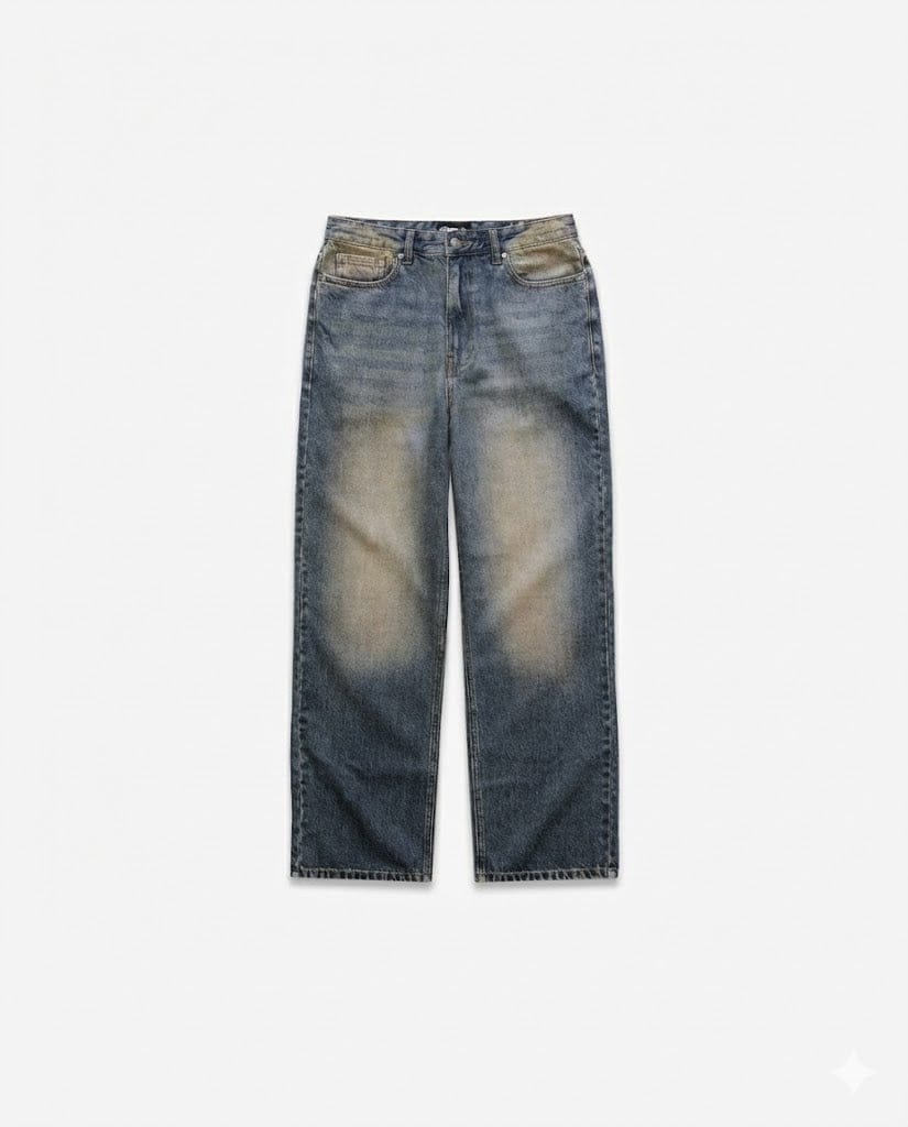 Relaxed Denim - Rust Blue - Kick Game