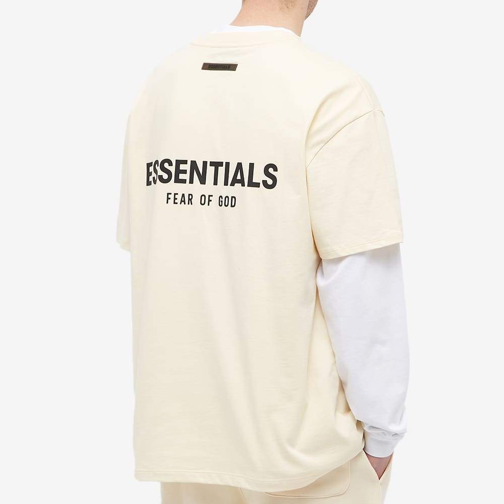 FEAR OF GOD ESSENTIALS T-shirt (SS21) Cream/Buttercream - JuzsportsShops