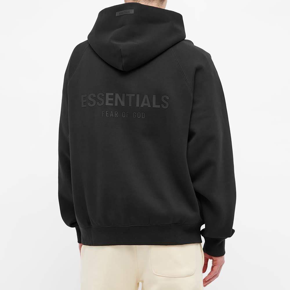 FEAR OF GOD ESSENTIALS Pull-Over Hoodie (SS21) Black/Stretch Limo - Kick Game