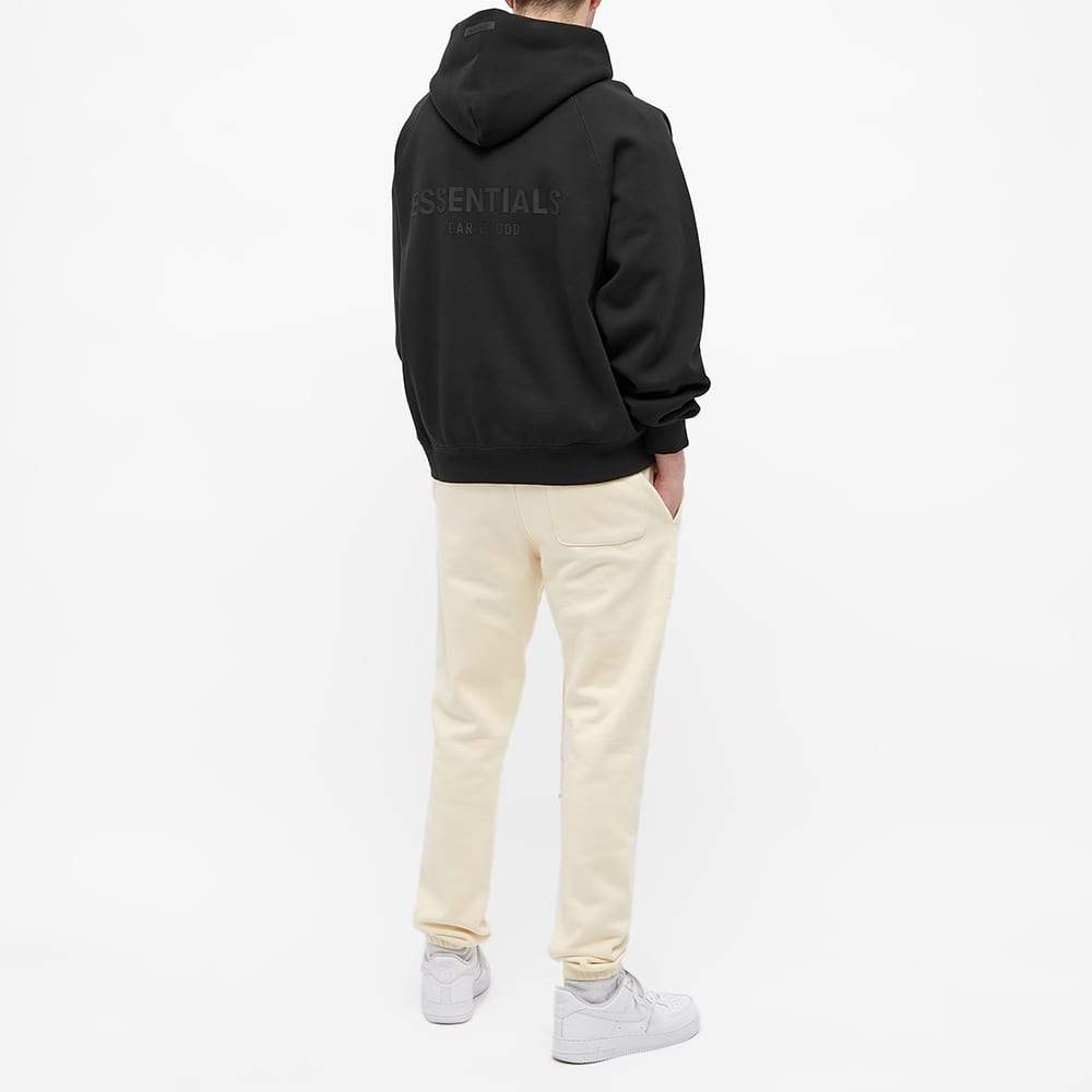 FEAR OF GOD ESSENTIALS Pull-Over Hoodie (SS21) Black/Stretch Limo - Kick Game