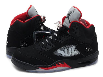 AIR JORDAN 5 RETRO SUPREME "SUPREME" Black - Kick Game