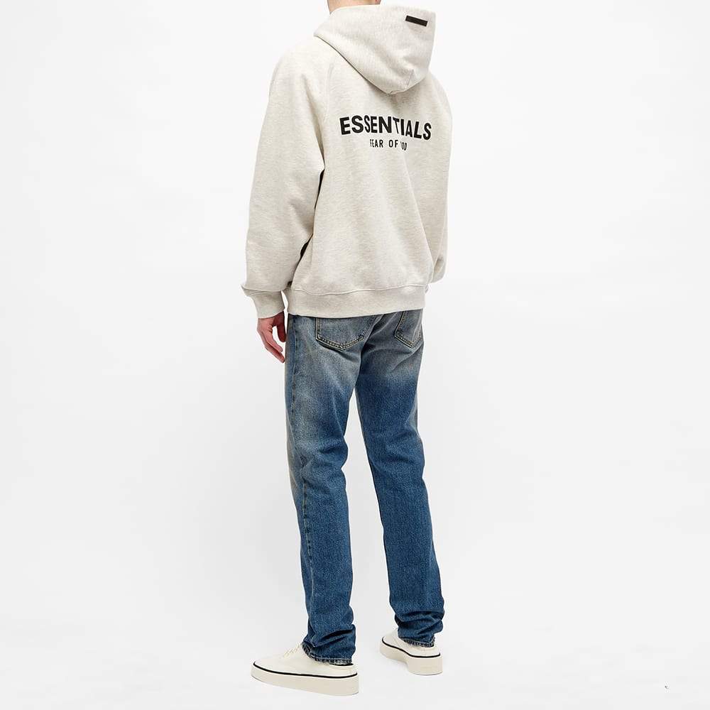 FEAR OF GOD ESSENTIALS Pullover Hoodie Light Heather Oatmeal - Kick Game