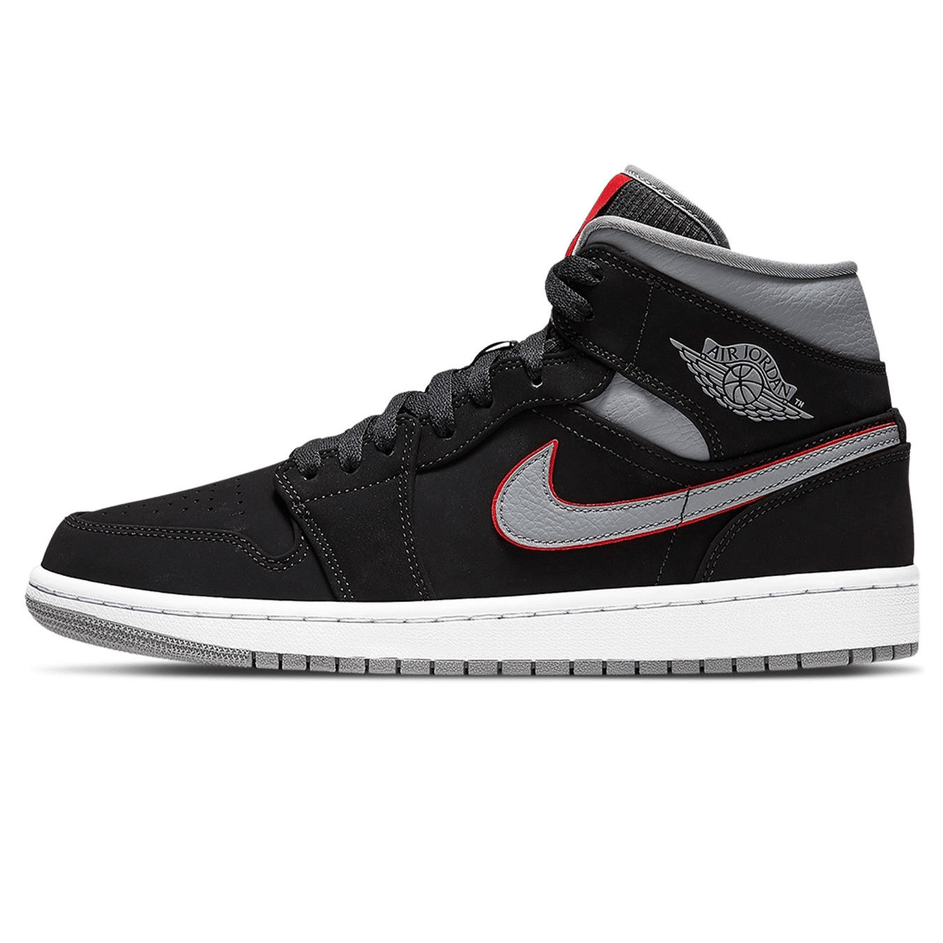 Air Jordan 1 Mid 'Black Grey' - Kick Game