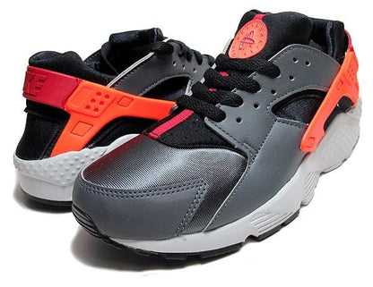 Nike Air Huarache Run GS 'Dark Grey-Hyper Crimson' - Kick Game