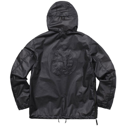 STONE ISLAND FOR SUPREME POLY COVER COMPOSITE ANORAK IN BLACK - Kick Game