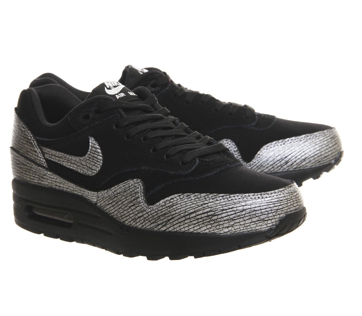 Nike Air Max 1 'Black Metallic Silver' - Kick Game
