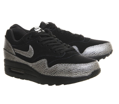 Nike Air Max 1 'Black Metallic Silver' - Kick Game