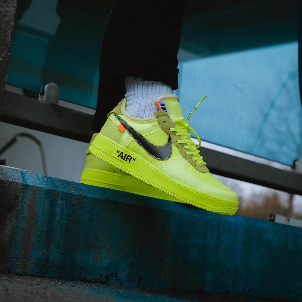 Off-White x Nike Air Force 1 Volt - Kick Game