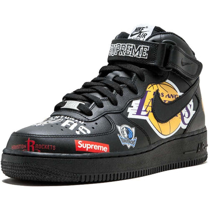 Supreme x NBA x Air Force 1 Mid 07 'Black' - Kick Game