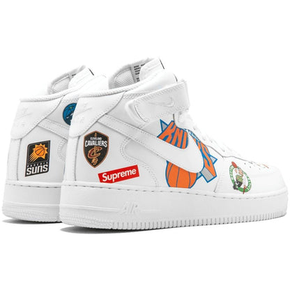 Supreme x NBA x Air Force 1 Mid 07 'White' - Kick Game