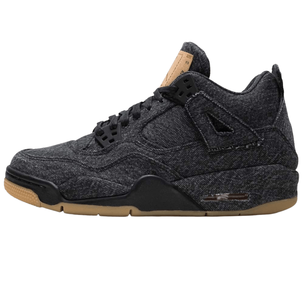 Levis x Nike Air Jordan 4 GS Black - Kick Game