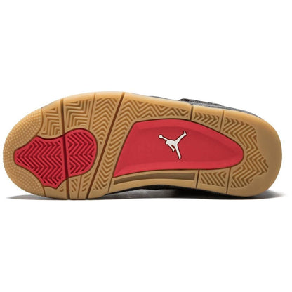 Levis x Nike Air Jordan 4 GS Black - Kick Game