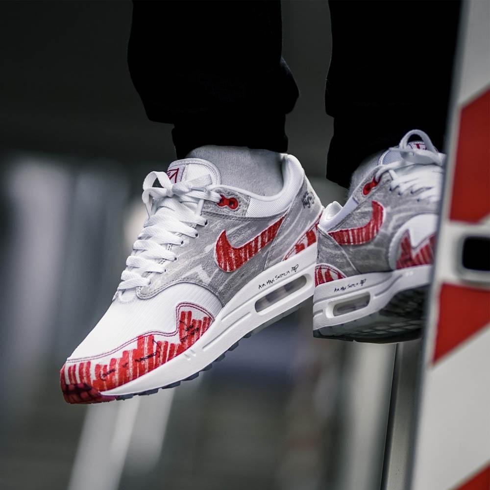 Nike Air Max 1 Tinker 'Sketch To Shelf - University Red' - Kick Game