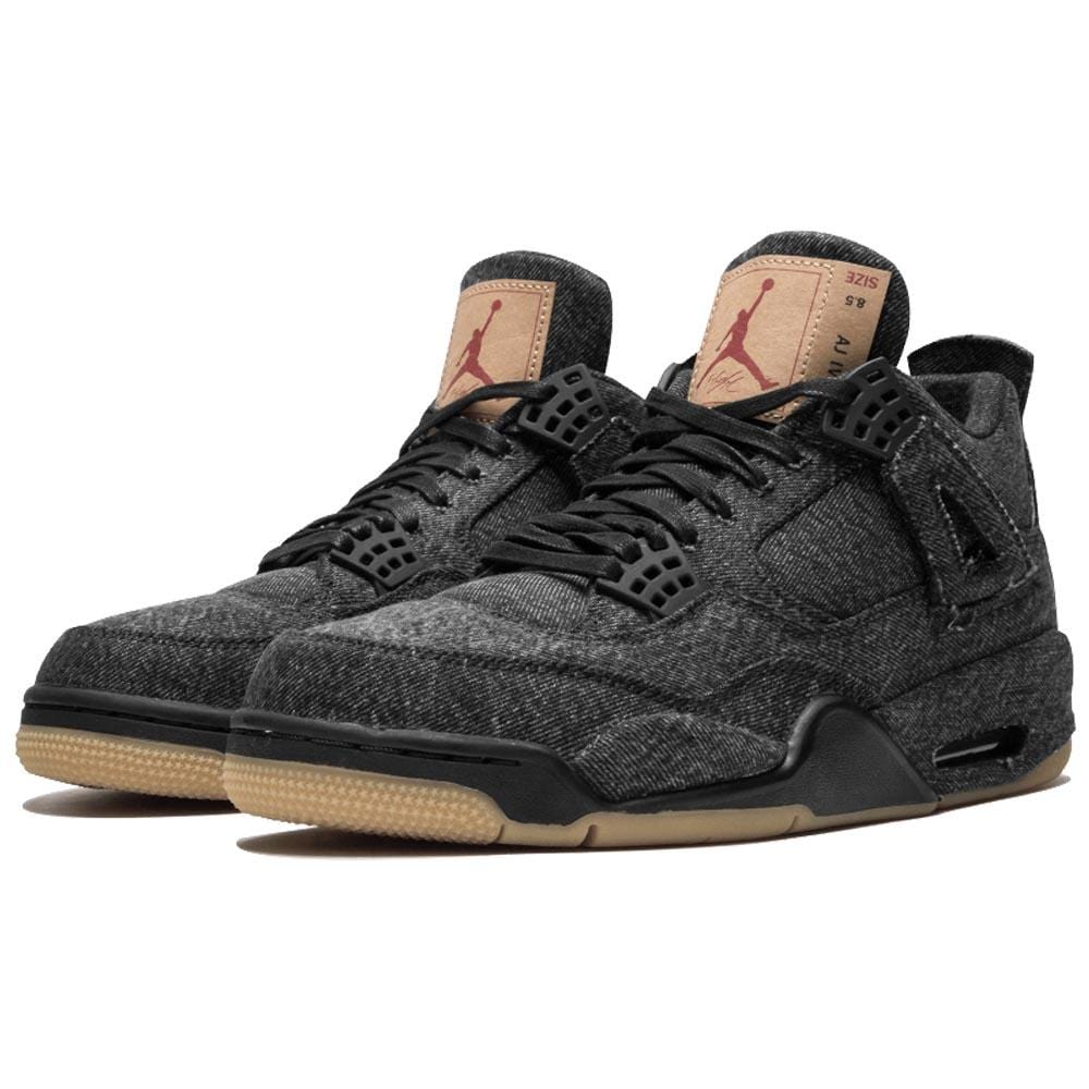 Levis x Nike Air Jordan 4 Black - Kick Game