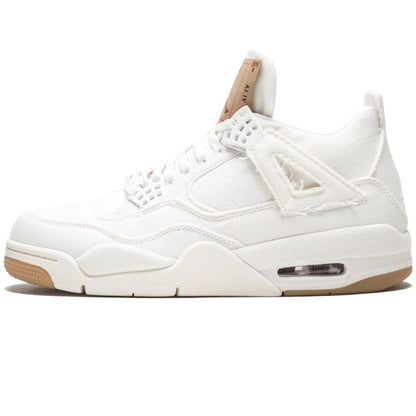 Levis x Nike Air Jordan 4 White - Kick Game