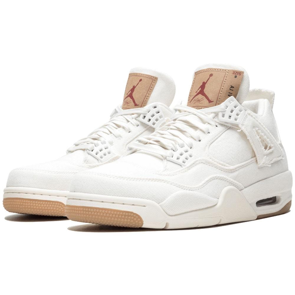 Levis x Nike Air Jordan 4 White - Kick Game